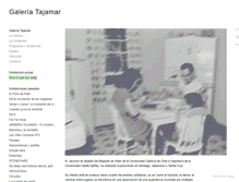 Tablet Screenshot of galeriatajamar.com